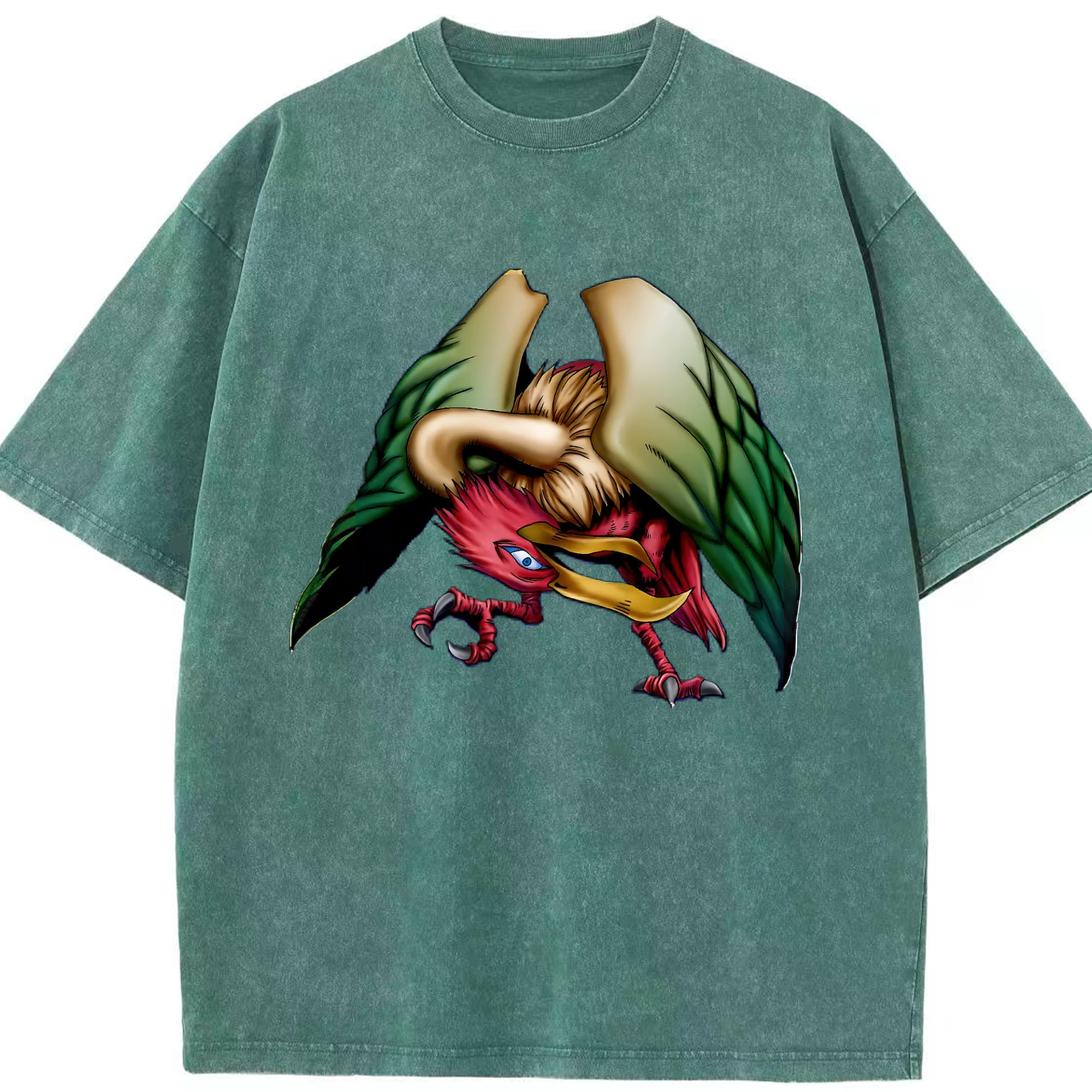 （画像用） 遊☆戯☆王 Yu-Gi-Oh! 綿100% ヴィンテージ風 半袖Tシャツ（フロントプリント）
